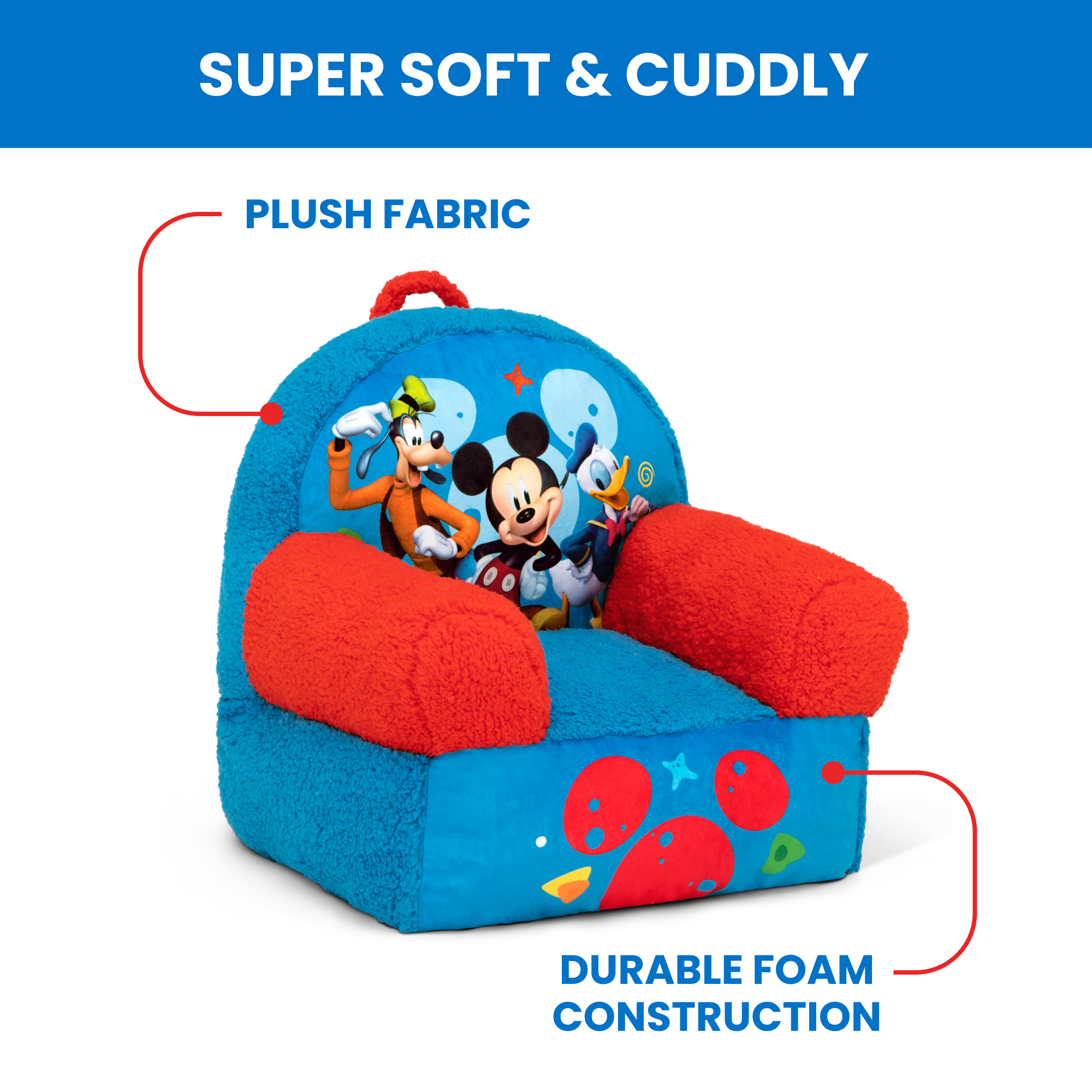 Mickey Mouse Cozee Buddy Chair | Delta Children